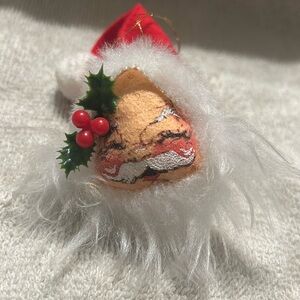 Annalee vintage 1981 Christmas Santa ornament